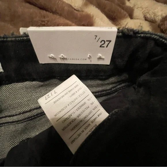 KanCan Charcoal Distressed Skinny Jeans - Picture 4 of 8